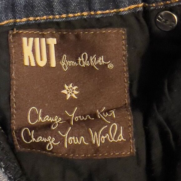 Kut from the Kloth Bardot Skinny Boyfriend crop Jeans Women's Size 8 - Picture 8 of 10